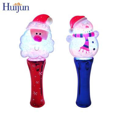 China Santa Playtime Children LED Light Up Christmas Santa And Snowman Spinners With Christmas Party Decorations Toys Gift For Kids for sale