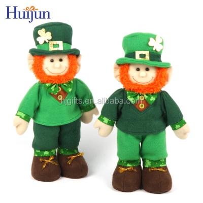 China Popular Custom St Patrick's Day Cartoon Dolls Kids Gifts Decoration Leprechaun Toy Decorative for sale