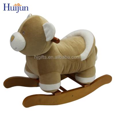 China Ride On Toy Fast Delivery Kids Plush Toy Rocking Horse Toy Bear Rocking Toy From China for sale