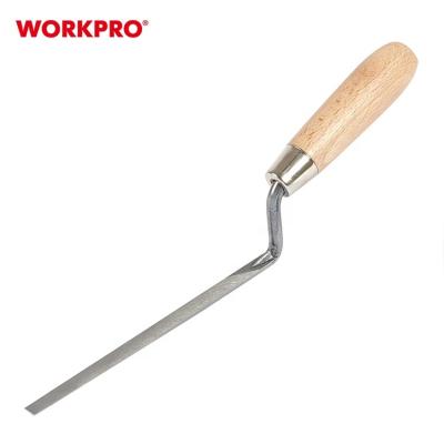 China Hot Selling Stainless Steel Sharp DIY Tuck Pointing Trowel Professional Mass Inspection WORKPRO Tuck Pointing Trowel Plastic Handle for sale