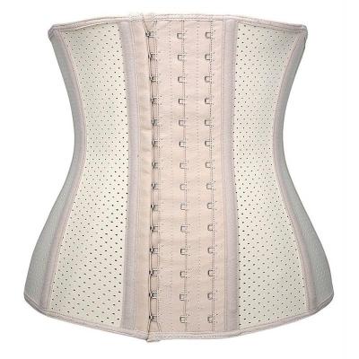 China Hot Sale 9 Hot Sale Antibacterial Breathable Weight Loss Latex Waist Trainer Private Label Steel Boned Rubber Colombian for sale