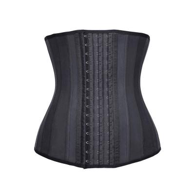 China Antibacterial Women's Sports 25 Latex Waist Trainer Corsets Cincher Weight Loss Hourglass Shaper Steel Boned Belt for sale