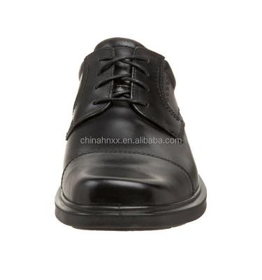 China Oxfords Black Oxford PU Leather Shoes Men for sale