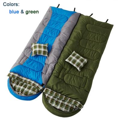 China Outdoor Sleeping Bag + Comforter + Cushion Winter Sleeping Bag For Camping Duck Down Sleeping Bag for sale