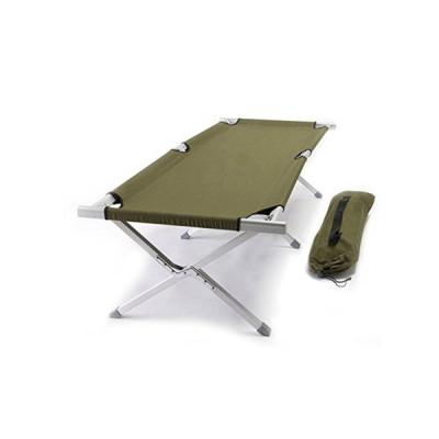 China Customized 600D Oxford , Light Weight Military Folding Camping Bed for sale