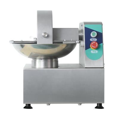 China Factory Commercial Kitchen Electric Vortex Salad Fresh Chop Sausage Garlic Meat Bowl Cutter Cleaver Machine for sale