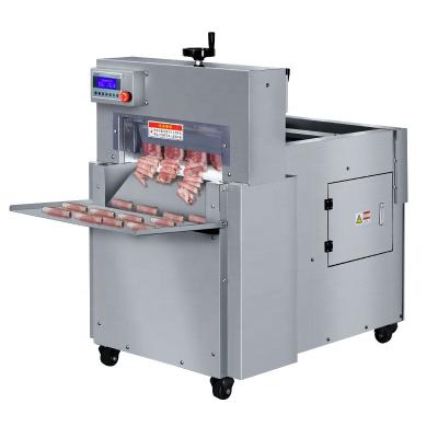 China Factory Full Automatic Electric Commercial Use Cooled Frozen Mutton Roll Beef Meat Slicer Freezing Machine for sale