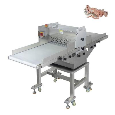 China Industrial Automatic Factory Bonelss Pork Chicken Duck Poultry Beef Meat Fish Block Cutter Cutting Machine for sale