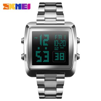 China Free Shipping 2021 SKMEI 1369 Alarm Items Brand Dual Time Countdown relojes uhr Automatic Wrist Watch Digital Watches For Man for sale