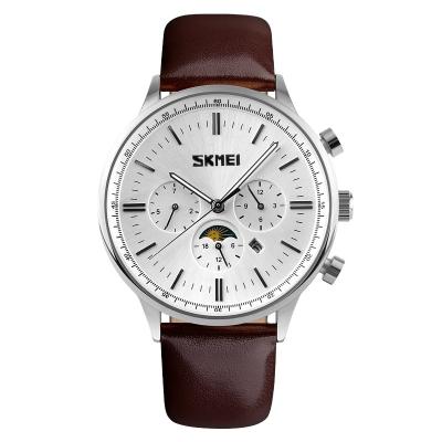 China 9117 hot sale simple men's fashion quartz watch skmei waterproof wristwatch for sale