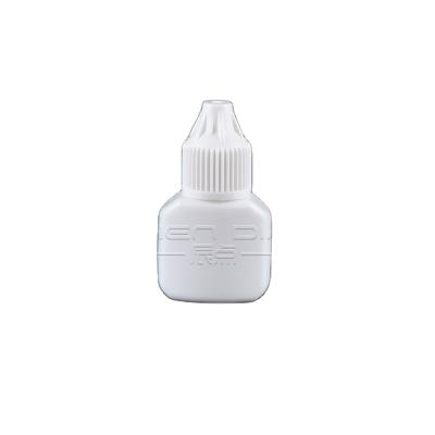 China Personal Care 5ml 8ml Eyelash Glue Personal Portable Plastic Bottle With Plastic Aluminum Cap for sale