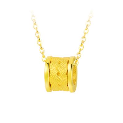 China Other Factory Direct Sale Real Girlfriend Gift Luxury Fashion Gold Hand Make 24K Necklace for sale