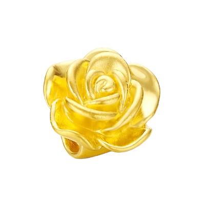 China Vintage Manufacturer Supplier Jewelry Women 24K 999.9 Solid Tarnish Free Gold Charms for sale