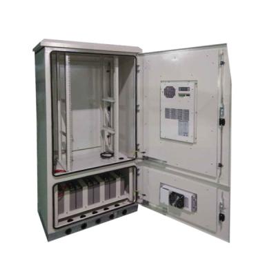 China Electronic Equipment W-TEL 1.6M Outdoor Cabinet IP55 Telecom Battery Cabinet With SNMP OEM Customized Manufacturing for sale