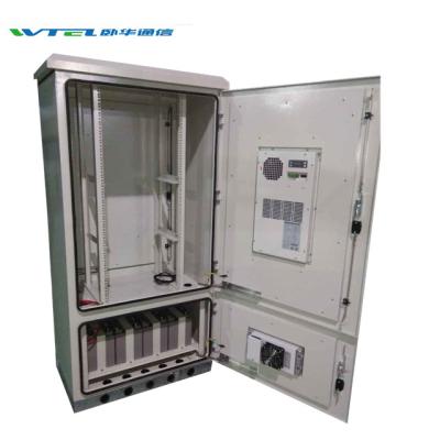 China Outdoor Electronic Hardware W-TEL MSAN Telecom Industrial Equipment Outdoor Electrical Cabinet IP66 With Heat Exchanger for sale