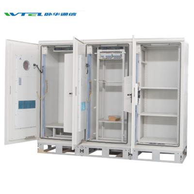 China W-TEL OLT IP55 Telecom Communication Equipment Outdoor Cabinet 2000*1000*1000MM H*W*D for sale