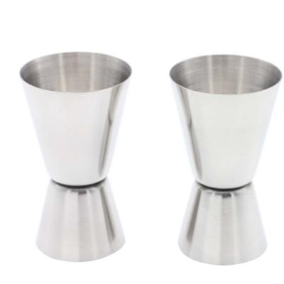 China Amazon Sustainable Success Bar Tools 304 Stainless Steel Double Head Liquor Measuring Cups 15/30ml 20/40ml Jigger for sale