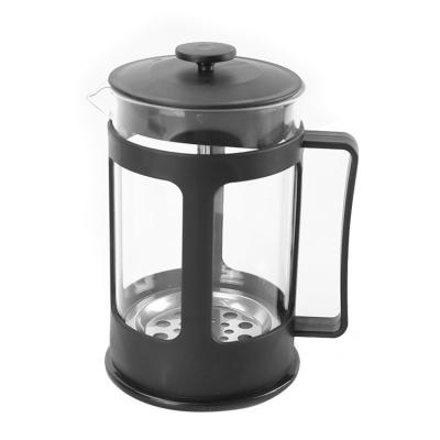 China WITH LID 350/600/800ml Amazon Success Home Office Tea Pot Glass Milk Foam Coffee Maker Filter French Press for sale