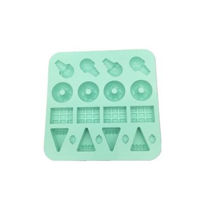 China 2021 Viable Amazon Hit Kitchen Accessories Baking Tools Creative Soft Thick Silicone Fondant Decorating Lolly Candy Cakes Mold for sale