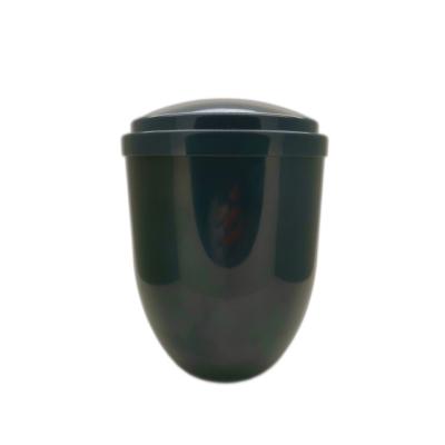 China European Style Ash Urn For Funeral Cremation in ABS Plastic Material and Blue Color for sale