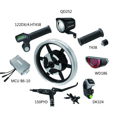 China Wuxing electric scooter conversion sharing kit 14 inch 135mm folding motor FH335 e scooter ebike parts accessories for sale