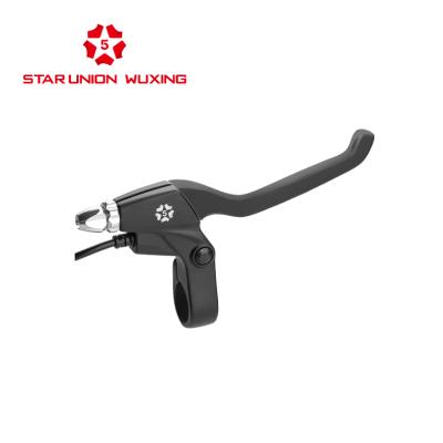 China Aluminum alloy Wuxing scooter motorcycle ebike brake lever, bicycle handlebar mountain folding bike electric brake lever for sale