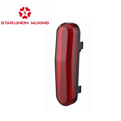 China ABS Wuxing WD226 Star Unions ebike accessory lightweight electric bike tail rear brake light for sale