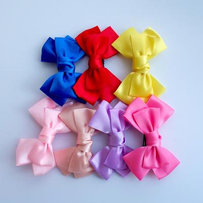 China Wholesale Small Toddler Babies Vintage Hair Accessories Clip Spanish Hair Clips Fashion Bow for sale