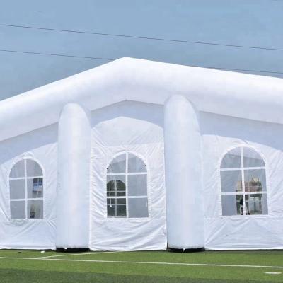 China Paty Factory Custom Outdoor Large White Inflatable Wedding Tent Giant Transparent Inflatable Tent For Event for sale