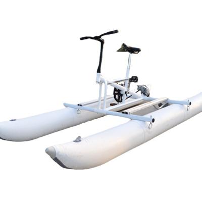 China Factory Customized PVC Water Bicycle Park Single Or Double Pedal Inflatable Bicycle Hld0448 for sale