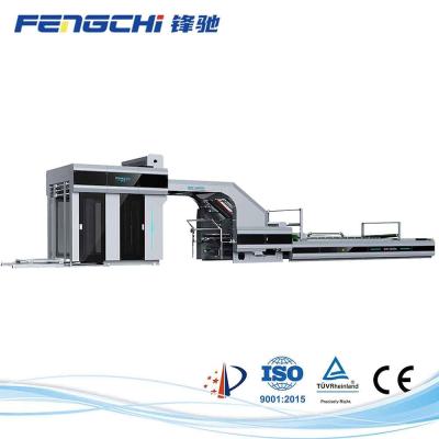 China 1450mm High Speed Gekrompen Karton Papier Fluet Laminatie Machine Te koop