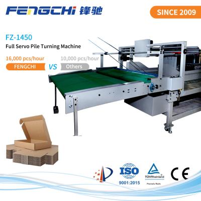 China Fengchi Full Servo Pila Girando Mahine para la laminación de cartón en venta