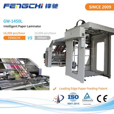 China Fengchi 3 PLY laminador de flauta Servo único de vácuo de alimentação 16000 folhas/hora velocidade à venda