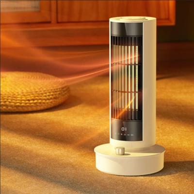 China Vansu 2021 New Remote Control Tower 1200W Ceramic Fan Heater With Cold Function for sale