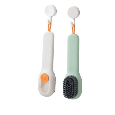 China Sustainable Multifunctional Shoe Sweep Automatic Liquid Discharge Clothes Cleaning Brush Shoe Cleaner Brush for sale