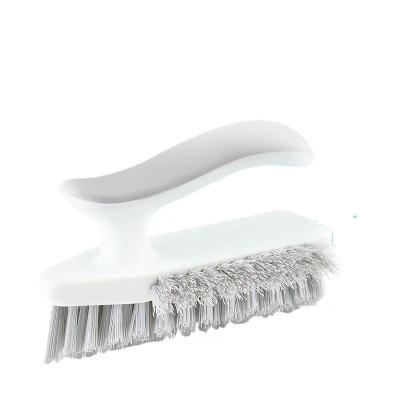 China Viable 4 in 1 New Design V Shape Cleaning Brush Gap Tools Corner Scrubber Toilet Cleaning Brush Squeegee for sale