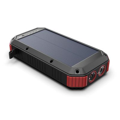 China Newest Portable 30000mAh Fast Charging Support Battery Solar Power Fast Charging Bank For Mobile Phone for sale