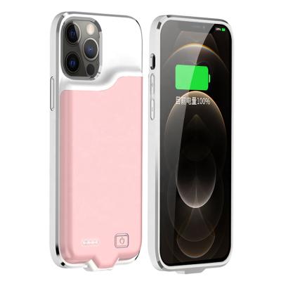 China Fast Charging Support New Products 5500mAh 6.1inch Battery Case For iPHONE12 Series Power Banks Case for sale