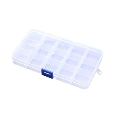 China Viable Household Storage Box Multi-compartment Transparent Jewelry Box for sale