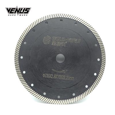 China Customizable Factory Prices Sintered Turbo Thin Porcelain Tile Cutting Saw Blade for sale