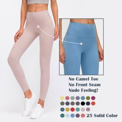 China Breathable Custom LOGO Squat Proof Workout Gym Wear Sports Yoga Pants Women Active Gaiters for sale