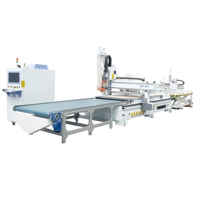 중국 3 Aixs ATC Nesting CNC Router For Furniture With Auto Feeding Loader 판매용