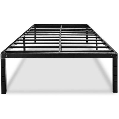 China High Quality Wholesale Metal Storage Bed Framed 18 Inch Full Height Beds No Needed Strong Box Spring Platform for sale