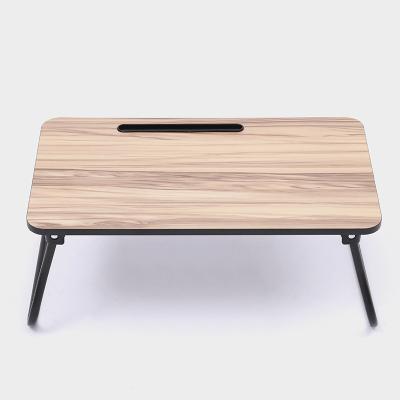 China Free Samples Folding Portable Adjustable Laptop Table Mobile Universal Wooden Computer Table Desk Computer Table (Height) Universal Wood Desk for sale