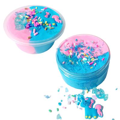 China Hot Selling Soft Clay For Mud Polymer Clay Slices Open Polymer Clay Sprinkles Glitter Mud For Girl 60/100ml for sale