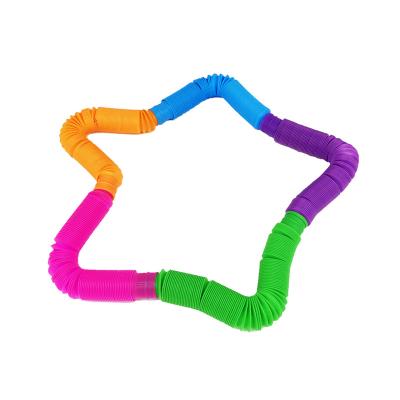 China Novelty Educational Sensory Tubes Stretchy Person Toys Stretchy Tubes Bunmo Noises Tube Colorful Sensory Restless Person for sale