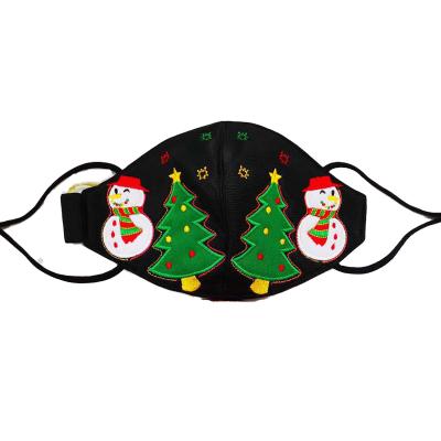 China New Halloween Rave Party Colorful Led Christmas Led Flashing DJ Mask For Festival Club for sale