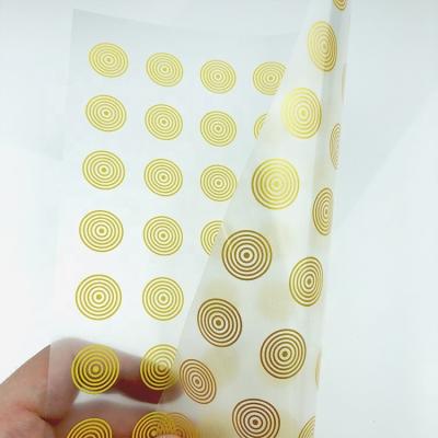 China Washable Gold Printed Iron On Luxury Garment Logo Heat Transfer Sticker Label For Clothes for sale