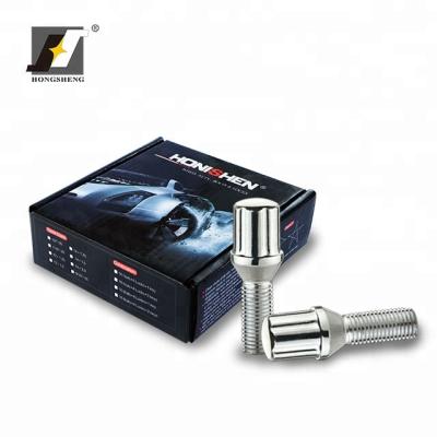 China 6 Spline Wheel Lug Bolt M12 M14 Small Diameter Lugbolt for sale