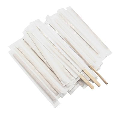 China Sustainable High Quality Wholesale Disposable Food Grade Coffee Wooden Stirrer for sale